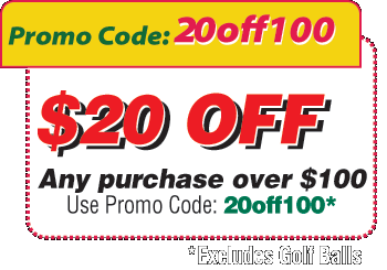 $20 OFF $100 -- Christmas Golf Gift Ideas